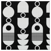 Tissu Abstrait 140823 - Blanc sur noir (Fermer)