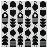 Tissu Abstrait 140823 - Noir (Échantillon)