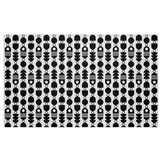 Tissu Abstrait 140823 - Noir (Fat Quarter)