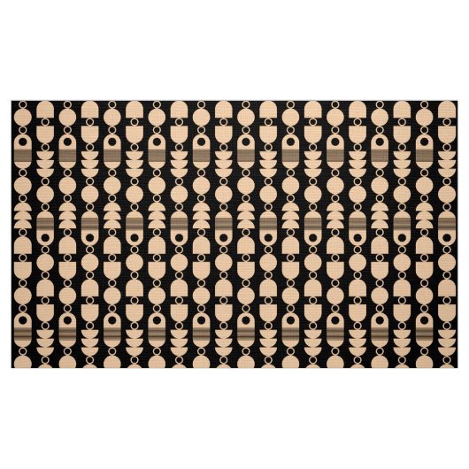 Tissu Abstrait 140823 - Sable sur noir (Fat Quarter)