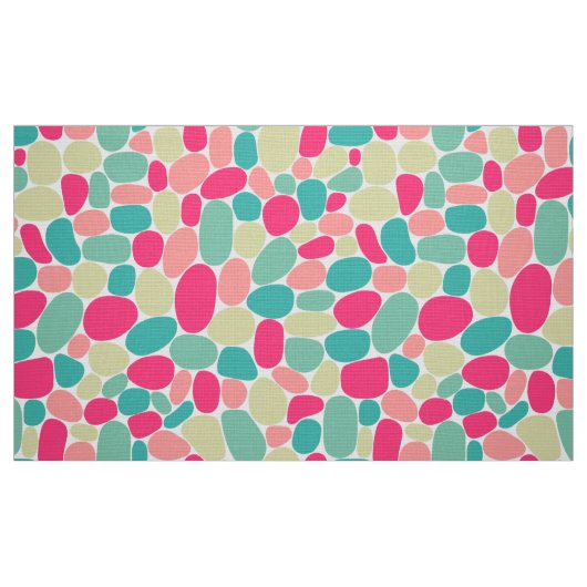 Tissu Abstrait 160417 - Couleurs sur blanc (Fat Quarter)