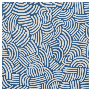 Tissu Abstrait 200923 - Blanc sur Shibori