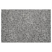 Tissu Abstrait 200923 - Noir sur blanc (Fat Quarter)