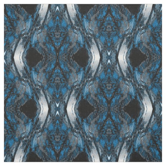 Tissu Abstrait bleu (Échantillon)