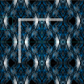 Tissu Abstrait bleu (Carreau)