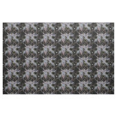 Tissu Abstrait botanique (noir) (Yard)
