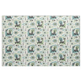 Tissu Abstrait de chats du milieu du siècle (Fat Quarter)