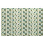 Tissu Abstrait de chats du milieu du siècle - Lime Turqu (Yard)