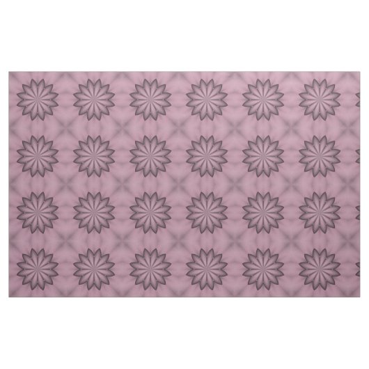Tissu Abstrait de fleurs violettes (Fat Quarter)