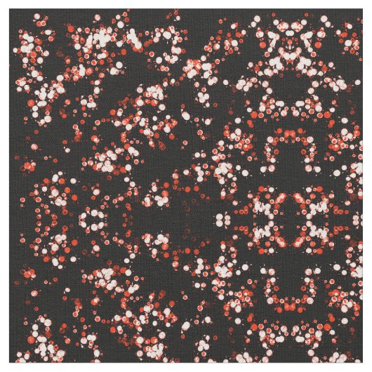 Tissu abstrait de point de polka (Fermer)