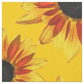 Tissu abstrait de tournesol (Fermer)