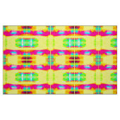 Tissu Abstrait du coucher de soleil jaune (Fat Quarter)
