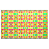 Tissu Abstrait du coucher de soleil jaune (Yard)