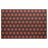 Tissu Abstrait du soleil rouge (Yard)