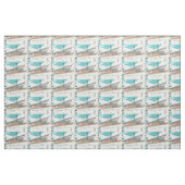 Tissu Abstrait et triangles moderne du milieu du s (Fat Quarter)