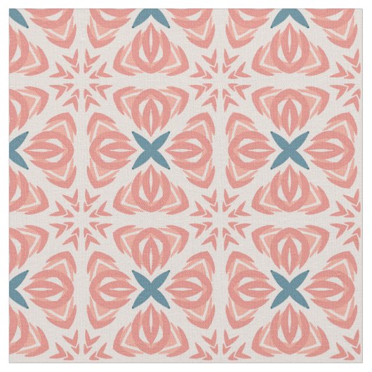 Tissu Abstrait floral d'abricot (Fermer)