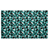 Tissu Abstrait géométrique 030919 - Vert bleu (Fat Quarter)