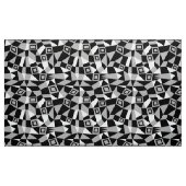 Tissu Abstrait Géométrique 050919 - Gris (Yard)