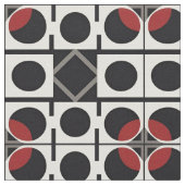 Tissu Abstrait Géométrique Moderne (Fermer)