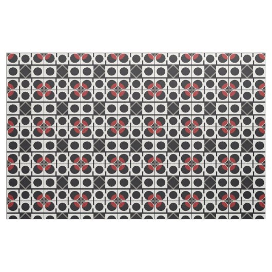 Tissu Abstrait Géométrique Moderne (Fat Quarter)