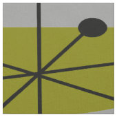 Tissu Abstrait gris moderne du milieu du siècle #5 (Fermer)