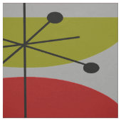 Tissu Abstrait gris moderne du milieu du siècle #5 (Échantillon)