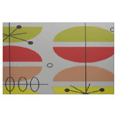Tissu Abstrait gris moderne du milieu du siècle #5 (Fat Quarter)