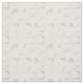Tissu Abstrait ivoire et blanc (Échantillon)