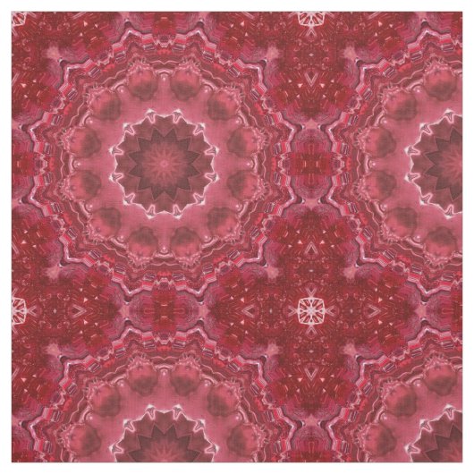 Tissu Abstrait, mandala, kaléidoscope (Échantillon)