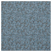 Tissu abstrait marron et bleu (Échantillon)
