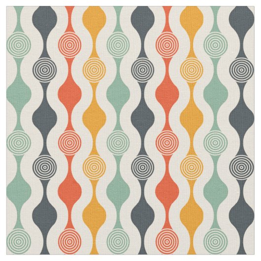Tissu Abstrait mignon et tendance (Fermer)