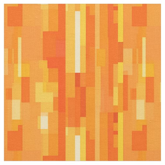 Tissu Abstrait orange et jaune (Fermer)