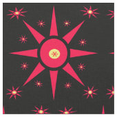 Tissu Abstrait Red Star (Fermer)