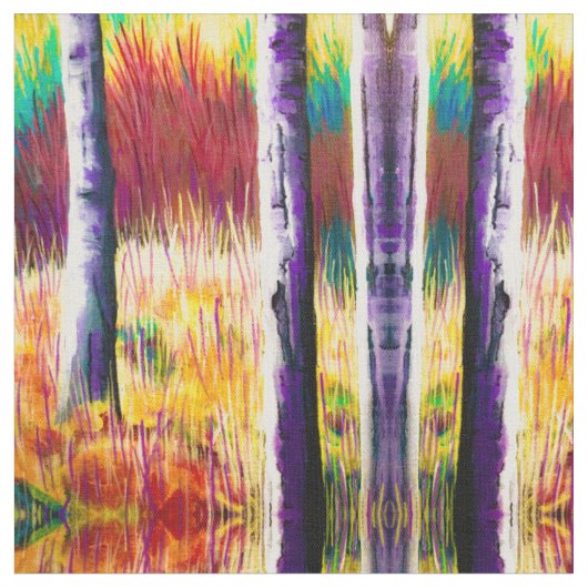 Tissu abstrait sauvage Aspen (Fermer)
