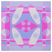 Tissu Abstrait surf Hot rose violet (Échantillon)