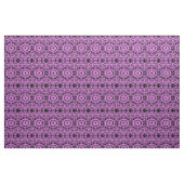 Tissu Abstraite impression florale violette et noire (Fat Quarter)
