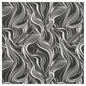 Tissu Abstraits sans couture noir et blanc créatifs (Échantillon)