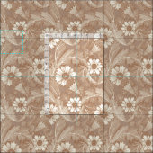 Tissu acanthus ginger acorn (Carreau)