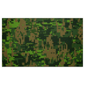 Tissu Accent vert de camouflage de Digitals de style de (Fat Quarter)