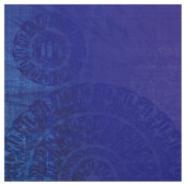 Tissu Acceptation | Médaillons de violet violet bleu Ind (Échantillon)