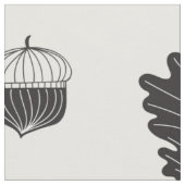Tissu Acorns et feuille (Fermer)
