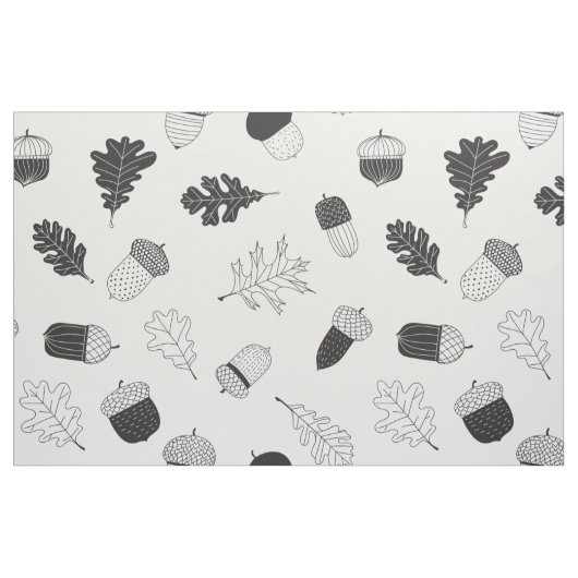 Tissu Acorns et feuille (Fat Quarter)