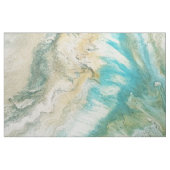 Tissu Acrylique pour abstraite côte turquoise (Fat Quarter)