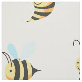 Tissu Adorable gaffez le motif d'abeille (Échantillon)
