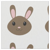 Tissu Adorable Lapin Brown (fermé)