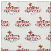 Tissu Affiche de bienvenue Las Vegas (Échantillon)