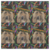 Tissu Afghan Hound Mexique (Échantillon)