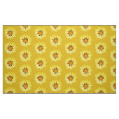 Tissu Afrique / Gazanie - Jaune de moutarde (Fat Quarter)
