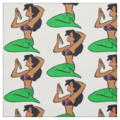 Tissu afro latina mermaid (Échantillon)