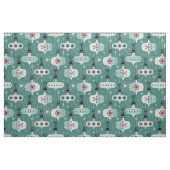 Tissu Âge atomique Ornements de Noël Turquoise © studiox (Fat Quarter)